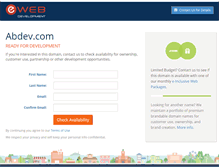 Tablet Screenshot of abdev.com